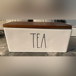 Rae Dunn tea box.